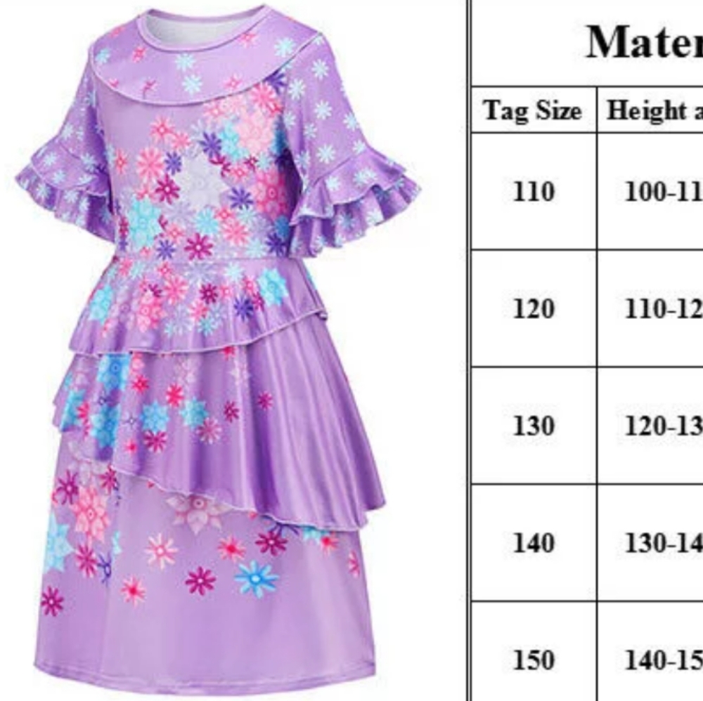 Encanto Isabela Girls Dress